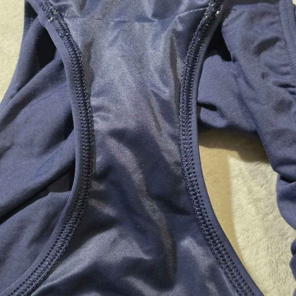 lands end Swimwear Bottom Tankini Blue Sz 10